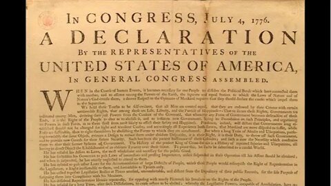 A Declaration of Independence