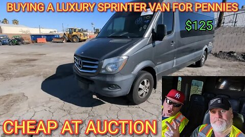 $140k Luxury Sprinter Van For Pennies, IAA Walk Around With Dizzll