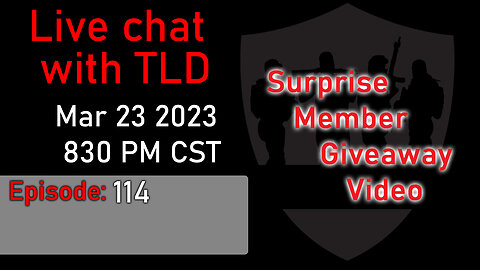 Live with TLD E114: Surprise Kaleb Giveaway Video