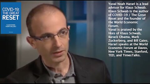 Yuval Noah Harari | Klaus Schwab Lead Advisor "Equality Is Out, But Immortality Is In."