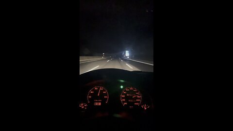 Nightride with my old Audi 80