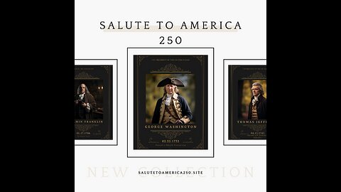 SALUTE TO AMERICA 250 - trading cards and game!