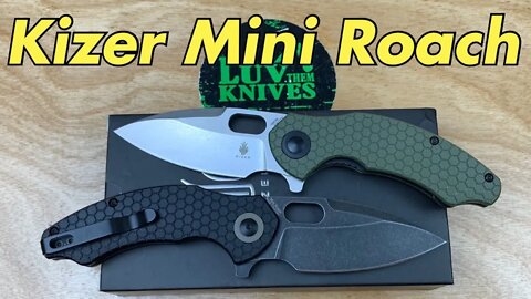 Kizer Mini Roach linerlock flipper ! Great design, affordable and easy to EDC !