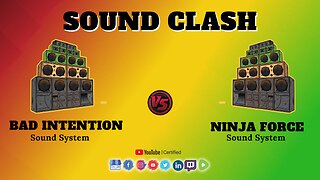 Grassroots Reggae Showcase Sound Clash: Bad Intention Sound System 🆚️ Ninja Force Sound System LIVE