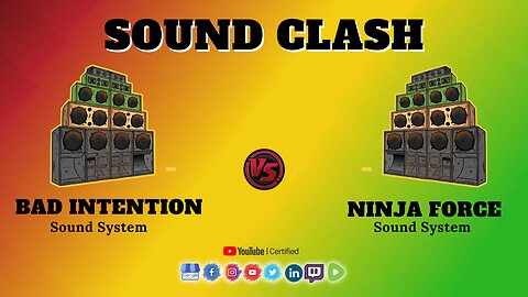 Grassroots Reggae Showcase Sound Clash: Bad Intention Sound System 🆚️ Ninja Force Sound System LIVE