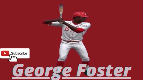 George Foster Homerun Derby MLB The Show 22 Ranked 98