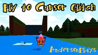 AndersonPlays Roblox Build A Boat For Treasure - Fly to Cursor Glitch
