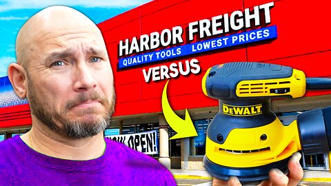 Best Sander Under $100? Harbor Freight vs DeWALT, Bosch, Ryobi + More!