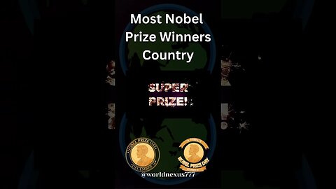 Most Nobel Prize Winner Country | #shorts #viral #trending #youtubeshorts #ytshorts #nobelprize