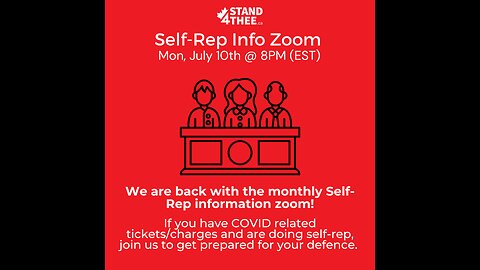 Stand4THEE Self-Rep Information Zoom July 10 2023