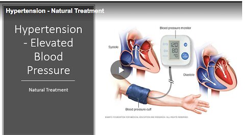 Learn about natural treatments for high blood pressure