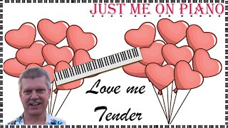 50s love song cover by Just Me on Piano and Vocal: Love me Tender (Elvis Presley) - Barry Lough