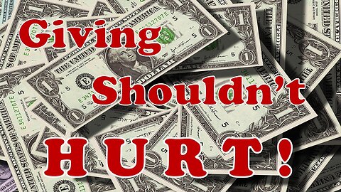 Giving Shouldn't Hurt