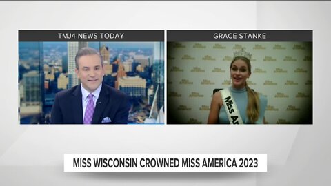 Miss Wisconsin wins Miss America: Grace Stanke celebrates with TMJ4 News