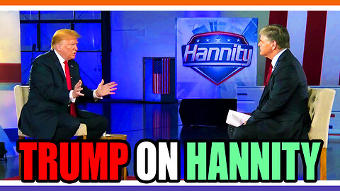 🔴LIVE: Hannity Interviews Trump 🟠⚪🟣