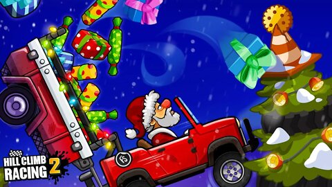 Hill Climb Racing 2 | Jogando Presentes na Árvore de Natal