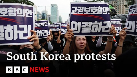 South Korea teachers protest parent bullying after recent suicide case