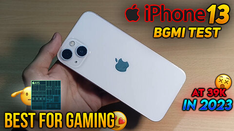 iPhone 13🔥 BGMI Test at 39k😵 | iPhone 13 Pubg Test, Heating & Battery Test | Best For Gaming in 2023