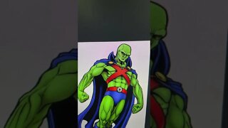 Martian Manhunter DC Comics - I Want to Draw ✍️- Shorts Ideas 💡