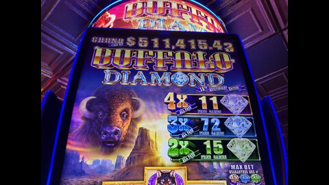 Buffalo diamond slot play at El Cortez Las Vegas