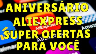 🎂🥳 PROMOÇÃO ANIVERSÁRIO ALIEXPRESS - DICAS DE ACESSÓRIOS PARA O DIA A DIA