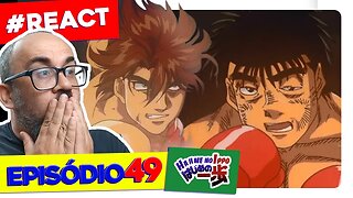 IPPO x VOLG | QUE LUTA INSANA!! ippo no limite 😰 | React HAJIME NO IPPO Ep 49