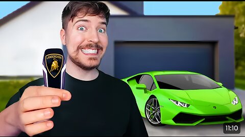 I won a Lamborghini from MrBeast