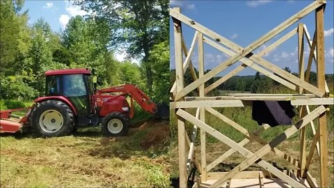 Building deer tower SOLO, Kentucky Land, Tractor work & More! Kapper Outdoors Rural Livelihood!