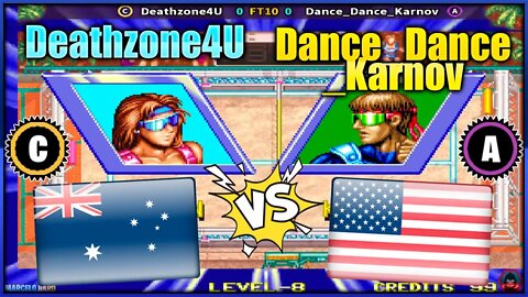 Windjammers (Deathzone4U Vs. Dance_Dance_Karnov) [Australia Vs. U.S.A.]