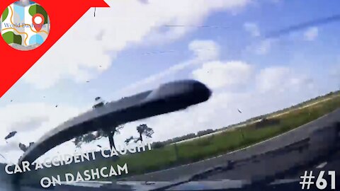 Head-on Car Accident On American Straight Road - Dashcam Clip Of The Day #61