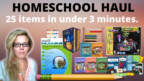 Homeschooling HAUL Curriculum and Supplies From Amazon