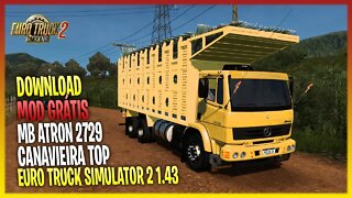 ETS2 MERCEDES ATRON 2729 CANAVIEIRA EURO TRUCK SIMULATOR 2 1.43