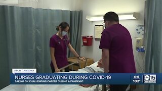 Nurses graduating amid COVID-19