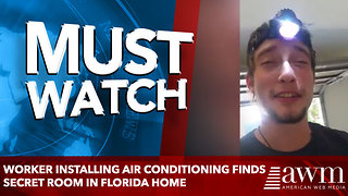 Worker installing air conditioning finds secret room in Florida home