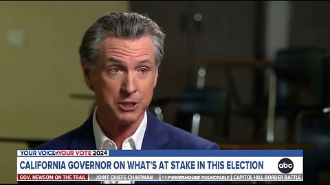 Gov Gavin Newsom Claims Biden's Economy Is Booming