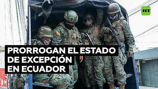 Noboa prolonga el estado de excepción por 30 días más en Ecuador