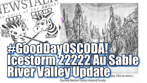 Good Day Oscoda! #ICESTORM 022222 #BREAKING News