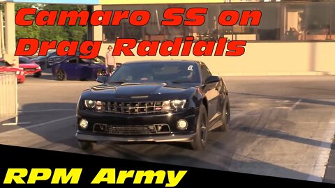 11 Second Camaro SS on Drag Radials Wednesday Night Street Drags