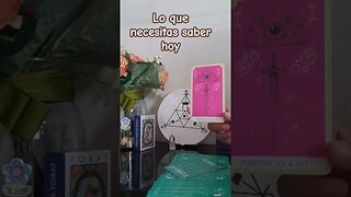 Lo que necesitas saber hoy #mensajegeneral #mensajedeldia #tarot #mensajedeluniverso