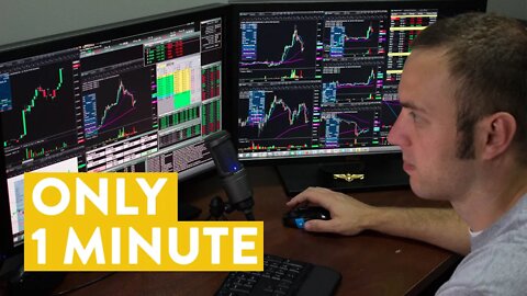 [LIVE] Day Trading | Only 1 Minute (ouch!)