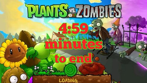 only 5 minutes to conquer survival day in plant vs zombie 22 mod apk