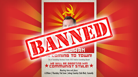 2022-06-02: Chairman MaoGowan Is Coming To Town! - City of Joondalup (Banned)