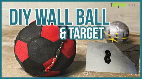 DIY Wall Ball And Target | DIY Home Gym | SLAM Ball | DIY Crossfit