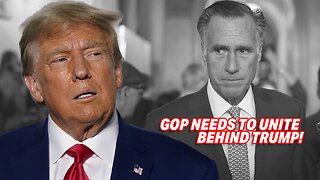 GOP NEEDS TO UNITE BEHIND TRUMP OR HE WILL NOT WIN IN NOVEMBER!