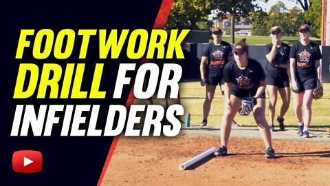 Footwork Drill for Infielders - Oklahoma State University Head Softball Coach Kenny Gajewski