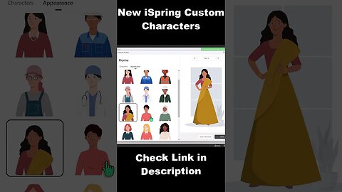 iSpring New Custom Character Builder #instructionaldesign #elearning #edtech