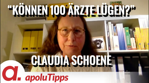 Interview mit Dr. Claudia Schoene – “Können 100 Ärzte lügen?”
