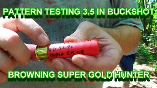 Browning Super Gold Hunter Pattern Tests!