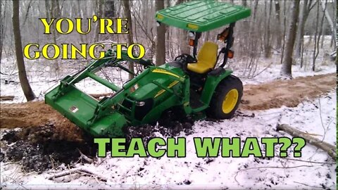 WHO WILL TEACH A FARM GIRL HOW TO USE EXCAVATOR & CTL? Modern Homesteaders
