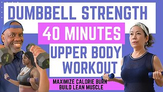 Effective Weights Upper Body Dumbbell Strength Workout 4 Women | 40 Min | Get Stronger